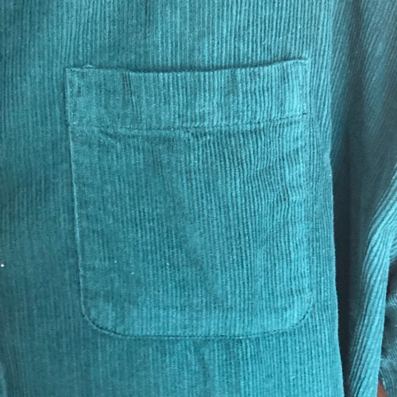 Green corduroy shirt - Picture 6 of 9